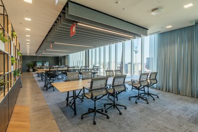 Gordijnsystemen, SG 5600, Colorama 1, Virgin Money, Glasgow, Scotland, United Kingdom