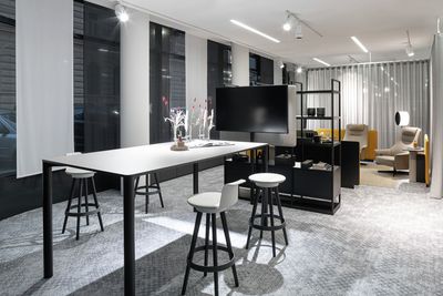 Paneelgordijnsystemen, SG 2700, Colorama 2, Bene HQ, Vienna, Austria