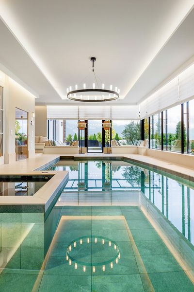 Vouwgordijnsystemen, SG 2360, Colorama 2, Villa at the lake, Lucerne, Switzerland